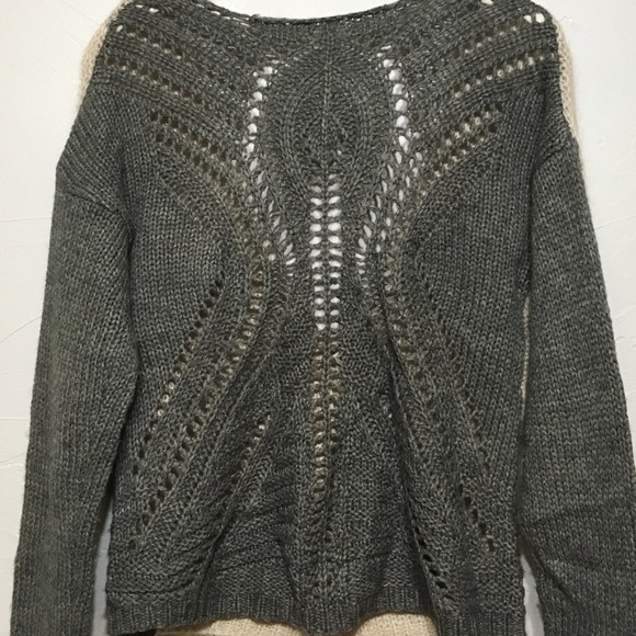 Others Follow Grey Loose Knit Patterned Cardigan - Picture 5 of 7